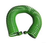 JoyousMall Tuyau d'arrosage télescopique en spirale - Tuyau à ressort - Pour arrosage de fleurs - Vert - 20 m