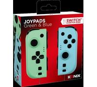 Manettes Joypads - Nintendo Switch Et Switch Oled - Konix - Autonomie 8 H - Fonction Vibration - Vert Et Bleu