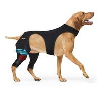 Joypig Manchon de récupération pour éviter le léchage de la patte arrière de votre chien : plaie chirurgicale douce pour pattes arrière déchirées, pour chirurgie TPLO ACL, pour chiens mâles et