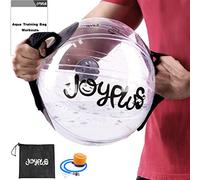 JOYPLUS Aqua Bag Sandbag Alternative - Adjustable Aqua Bag and Power Bag with Water - Core and Balance Trainer - Portable Stability Fitness &Full Body Workout Equipment,Ball Shape,Max Weight 33LB