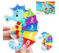 JoyPlus Jouets Sensoriels de Tri des Couleurs, Hippocampe Jouet à Trier par Couleur, Jouets Éducatifs de Correspondance des Couleurs, Jouet de Motricité Fine, Jouet Sensoriel Anti Stress pour Enfants