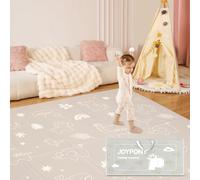 Joypony Tapis d'éveil Bébé, Pliable Tapis Bebe, Tapis De Jeu pour Enfant Bebe, Mat de jeu imperméable et non glissant, bébé jeu avec un sac de transport 150 × 200 × 1 cm Forêt