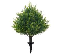 JoyPower Arbre topiaire Artificiel en cèdre avec Piquet, 40,6 cm, Faux cèdre résistant aux UV, Faux cyprès buissons artificiels pour Porche, Jardin, intérieur et extérieur