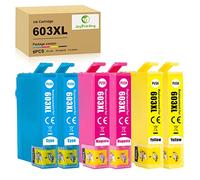JoyPrinting 603 Encre Multipack pour Epson 603 XL 603XL Cartouche d'encre pour Expression Home XP-3100 XP-3150 XP-3105 XP-2100 XP-2105 XP-2150 XP-4150 Workforce WF-2830DWF WF-2835DWF WF-2810DWF