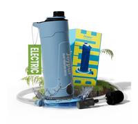 Joypur Bouteille d'eau avec filtre électrique - 650 ML Bouteille filtre à eau extérieure Bouteille d'eau portable avec filtre Bouteille avec pour le survie camping randonnée