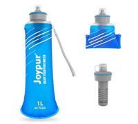 joypur Bouteille d'eau pliable avec filtre 1 L - Bouteille d'eau Outdoor Survival avec pour l'eau potable Outdoor avec filtre avec capacité de filtration de 5000 L, Bleu