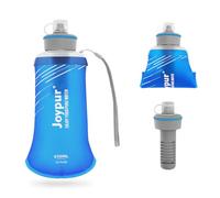 joypur Bouteille d'eau pliable avec filtre 650 ML - Bouteille d'eau Outdoor Survival avec pour l'eau potable Outdoor avec filtre avec capacité de filtration de 5000 L, Bleu
