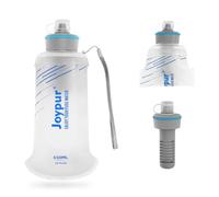 joypur Bouteille d'eau pliable avec filtre 650 ML - Bouteille d'eau Outdoor Survival avec pour l'eau potable Outdoor avec filtre avec capacité de filtration de 5000 L, Blanc