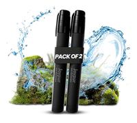 Joypur® Paille Filtrante de Survie- Purificateur d'Eau pour Randonnée Camping Bushcraft - Filtre à Eau de Poche,Accessoires Survivalisme Equipement Kit. (noir*2)