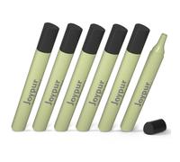 Joypur Paille Filtrante Survie Triangle 0.01µm, Filtre à Eau Portable Léger 30g, Élimine 99.9999% des Impuretés, 1000L Filtration, Pour Camping Randonnée Voyage, Lot de 6, Vert