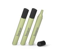 Joypur Paille Filtrante Survie Triangle 0.01µm, Filtre à Eau Portable Léger 45g, Élimine 99.9999% des Impuretés, 1000L Filtration, Pour Camping Randonnée Voyage, Lot de 3, Vert