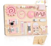 Joyreal Grand Busy Board Montessori - Planche Activité Tableau Activité Sensoriel Parcours Motricité Bébé Jeux Educatif Jouet Enfant pour Garcon Fille