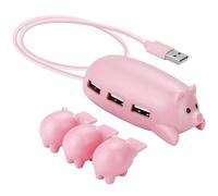 JoyReken Lot de 2 mini répartiteurs USB à 3 ports pour ordinateur portable, PC, ordinateur portable, clés USB, MacBook, Mac Pro/Mini, iMac, Surface Pro, XPS et plus encore