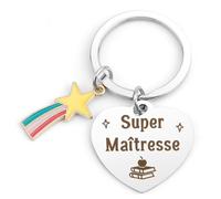 JoyrnalK Cadeau Maitresse D'école Cadeau Atsem Maternelle Merci Maitresse Cadeau Maîtresse Idee Cadeau Maitresse D'école Cadeau Professeur Idee Cadeaux Pour Maitresse Porte Clef Merci Atsem Cadeau