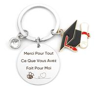 JoyrnalK Cadeau Maitresse D'école Fin D'année Cadeau Atsem Maternelle Merci Maitresse Cadeau Maîtresse Idee Cadeau Professeur Idee Cadeaux Pour Maitresse Maître Merci Prof Cadeau Maitre Porte Clef