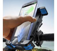 JOYROOM 2026 Support Téléphone Vélo & Moto [Rangement Tracker Caché] [Verrouillage Automatique 1S] Support Universel de Guidon pour Vitesse VTT Trottinette Électrique Compatible Smartphone 5,8"-7"