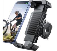 JOYROOM 2026 Support Téléphone Vélo & Moto [Rangement Tracker Caché] [Verrouillage Automatique 1S] Support Universel de Guidon pour Vitesse VTT Trottinette Électrique Compatible Smartphone 5,8"-7"