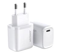 joyroom 20W Quick Charge 3.0 Chargeur Rapide Bloc d'alimentation Chargeur de Téléphone Portable Type-C USB Compatible avec Smartphones Blanc