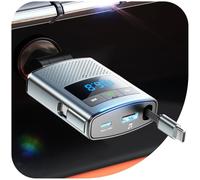 JOYROOM 90W Transmetteur FM Bluetooth Voiture,【100cm Rétractable Câble】 2025 Allume Cigare USB C & Autoradio Bluetooth 5.4 avec Kit Mains Libres, Accessoire Voiture Interieur pour iPhone/Samsung