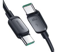 Joyroom Câble de charge USB-C vers USB-C Multi-Color série A14, 100W, 1.2m, noir