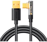 Joyroom Câble USB C coudé - USB pour charge rapide et transfert de données 3A 1,2 m noir (S-UC027A6)