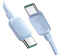 Joyroom câble USB-C vers USB-C 100W, 1.2m, série multi-couleurs, bleu