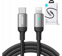 Joyroom Câble USB Type-C compatible avec iPhone Câble de charge rapide 20W Noir 1,2 mètre