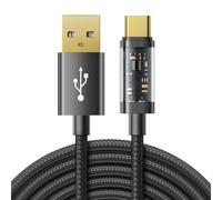 Joyroom Câble USB - USB Type C pour chargement / transfert de données 3A 2m noir (S-UC027A20)
