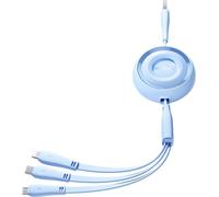 JOYROOM CABLE ZWIJANY 3W1 USB-A DO USB-C/LIGHTNING/microUSB 1M UNIWERSALNY
