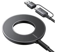 Joyroom Chargeur magnétique Jr-Wqm03, Usb + Usb-C, 1.2M (Noir)