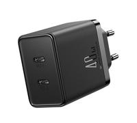 Joyroom Chargeur rapide haute performance JR-TCF09, 40W, Dual USB-C, Noir