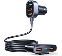 JOYROOM CL03 PRO 45W 5-ports USB Car Charging with Extended HUB (Noir)