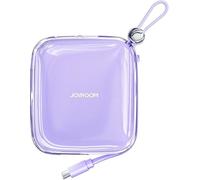 Joyroom Jelly Series 10 000 mAh 22,5 W batterie portable avec câble USB-C intégré - violet (JR-L002)