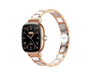 Joyroom JR-FS1 Starlight Series Montre intelligente pour femme, écran AMOLED de 1,7" avec appel Bluetooth, plus de 100 modes sportifs, moniteur de santé (fréquence cardiaque, SpO2, BP), étanche à 1