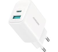 Joyroom JR-TCF21 Chargeur réseau USB-C / USB-A 20W PD / QC 3.0 - blanc