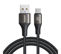 Joyroom Light-Speed série S-A25 Câble de charge rapide USB-A/USB-C, 100W, 1.2m, noir