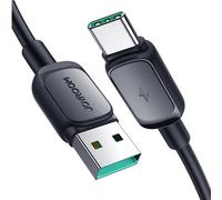 Joyroom Multi-Color Series A14 Câble de recharge rapide USB-A/USB-C 3A 1,2m - Noir