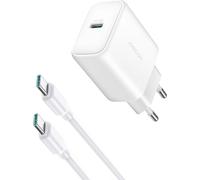 Joyroom Power Charger JR-TCF24 avec câble CC 30W 1m (blanc)
