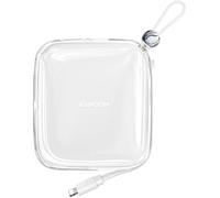 Joyroom Powerbank 10000Mah 22.5W Avec Câble Lightning Intégré Blanc