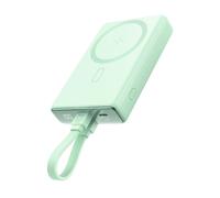 Joyroom Powerbank magnétique 10000Mah 20W + câble Lightning-Usb-C Vert