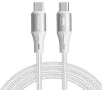 Joyroom Série Blitz S-A25 Câble de charge USB-C vers USB-C 100W 1,2m - Câble de données haute performance en blanc
