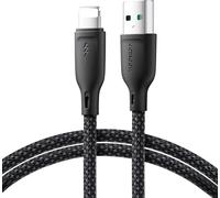 Joyroom Série S-A34 Câble USB-A vers Lightning 3A, 1m, Multicolore, Noir