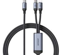 Joyroom Speedy série S-A21 Câble 2-en-1 USB-C/Lightning 100W 1,5m noir