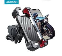 Joyroom-Support de téléphone portable antichoc pour vélo et moto, vue à 360 °, support de téléphone portable, support d'invite, clip GPS, 4.7-7" Black
