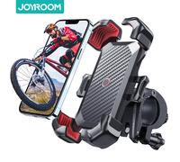 Joyroom - support de téléphone portable universel pour vélo, vue à 360 °, pour 4.7-7 pouces, anti-choc, Clip GPS Black