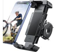 JOYROOM Support de téléphone vélo et Moto 2026 amélioré, avec Rangement pour Tracker et Fermeture Rapide en 1s, pour vélo de Route, VTT, Trottinette, Compatible Smartphones 5,8-7,2 Pouces