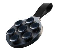 Support de téléphone magnétique brillant avec ventouses, noir