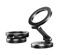 JOYROOM Support Telephone Voiture Magnetique pour MagSafe, Tout Métal Support iPhone Voiture Pliable avec Aimants Puissants 20xN55, Aimant Telephone Voiture pour iPhone 16 15 14 13 12 et étui MagSafe