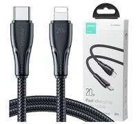 Joyroom Surpass A11 Câble Lightning vers USB-C, 20W, 1,2 m, noir