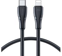 Joyroom Surpass Série A11 : Câble de charge Lightning vers USB-C 20W, 0.25m, Noir